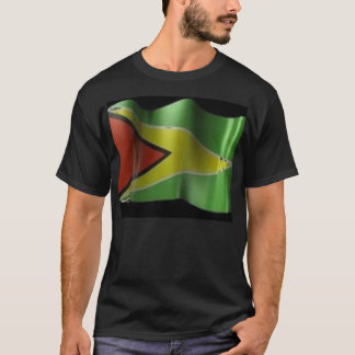Camiseta bandeira de guyana