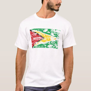 Camiseta Bandeira de Guyana