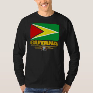 Camiseta Bandeira de Guyana