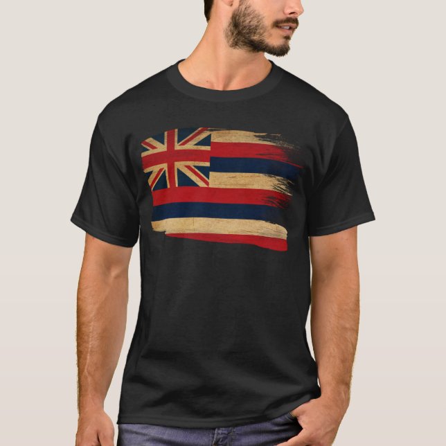 Camiseta Bandeira de Havaí (Frente)
