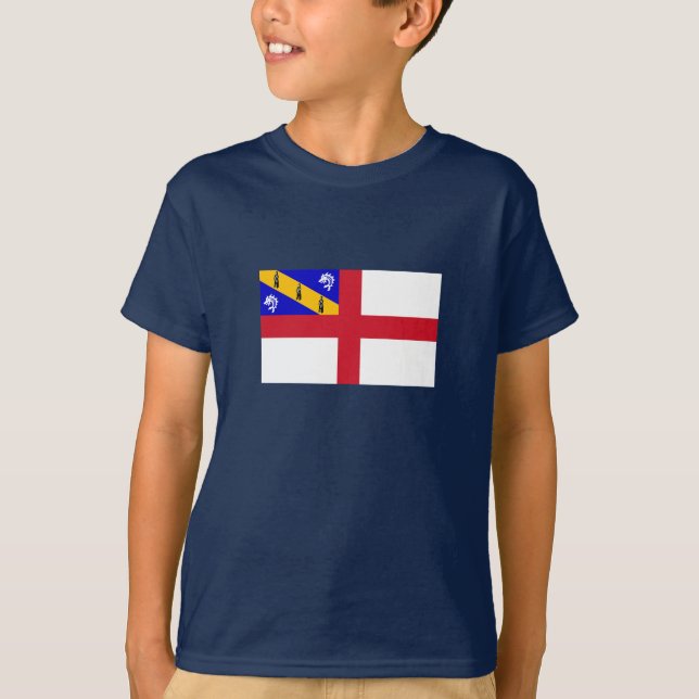 Camiseta Bandeira de Herm (Frente)