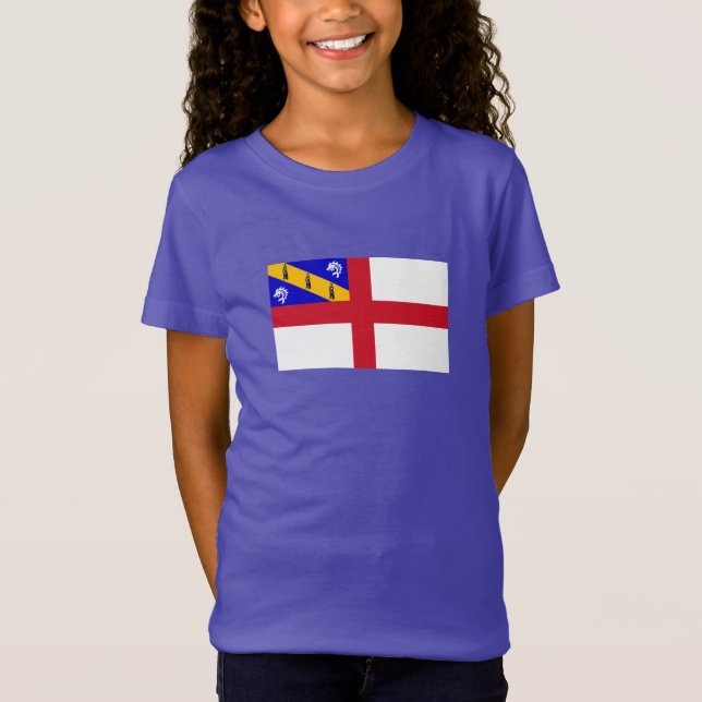 Camiseta Bandeira de Herm (Frente)