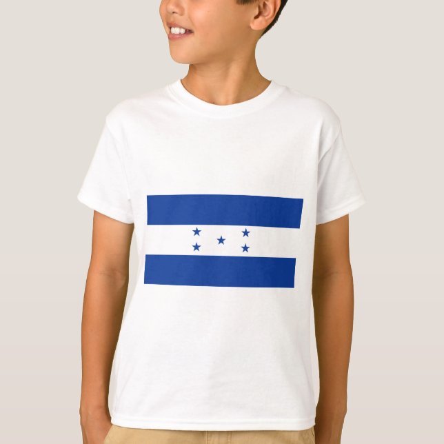 Camiseta Bandeira de Honduras (Frente)