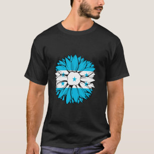 Camiseta Bandeira de Honduras Girassol Orgulho Hondurenho R