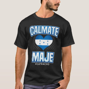 Camiseta Bandeira de Honduras Orgulho Catracho Maje Que Ped