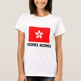Camiseta Bandeira de Hong Kong