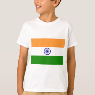 Camiseta Bandeira de India - तिरंगा - भार