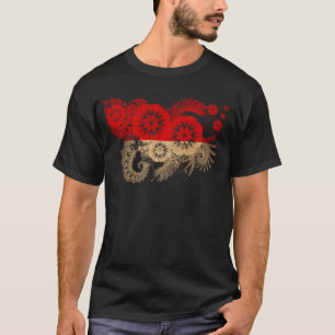 Camiseta Bandeira de Indonésia