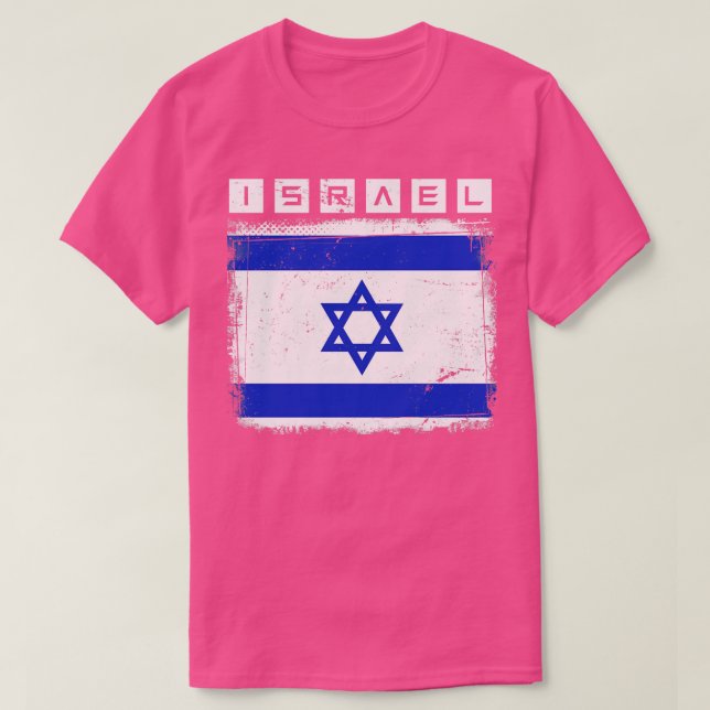 Camiseta Bandeira De Israel (Frente do Design)