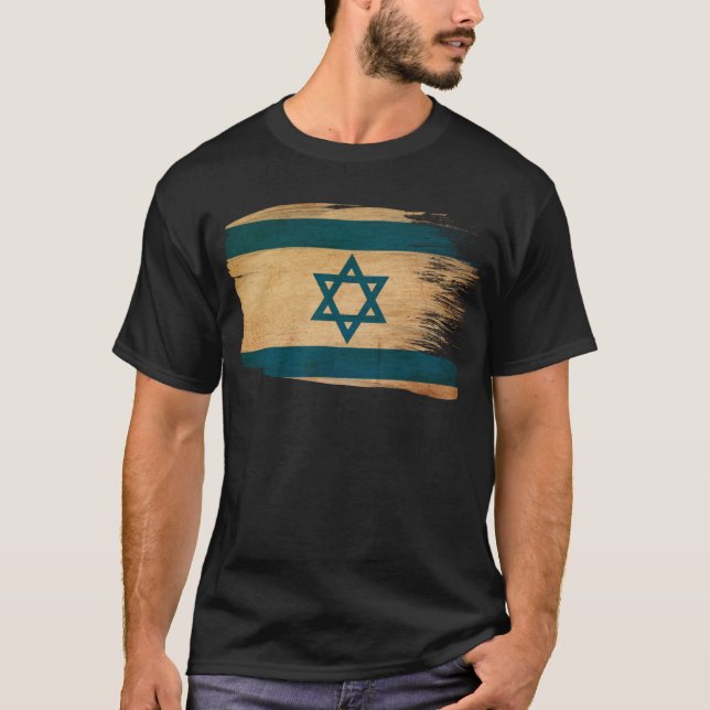 Camiseta Bandeira de Israel (Frente)
