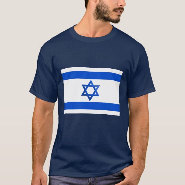 Camiseta Bandeira de Israel (Frente)