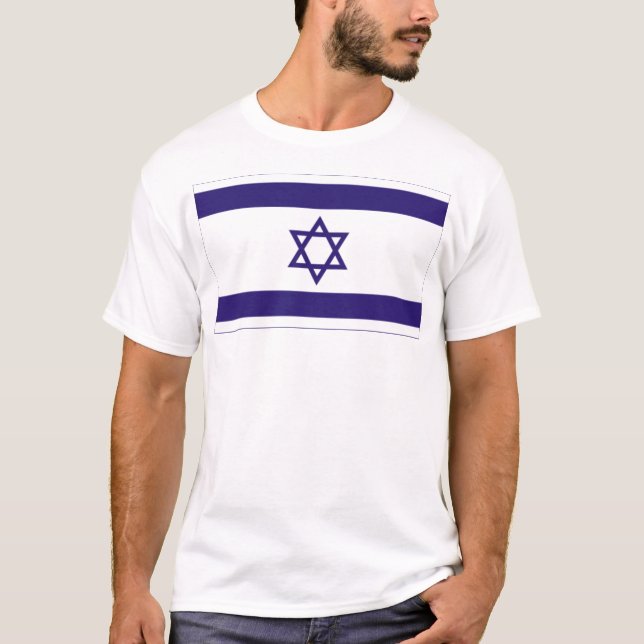 Camiseta Bandeira de Israel (Frente)