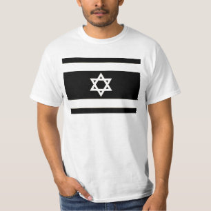 Camiseta Bandeira de Israel - מגןדוד da estrela de Da