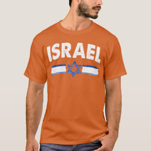 Camiseta Bandeira de Israel Estrela de David menina