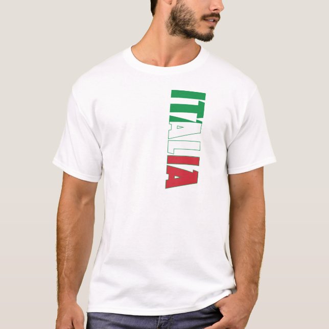 Camiseta Bandeira de Italia (Frente)