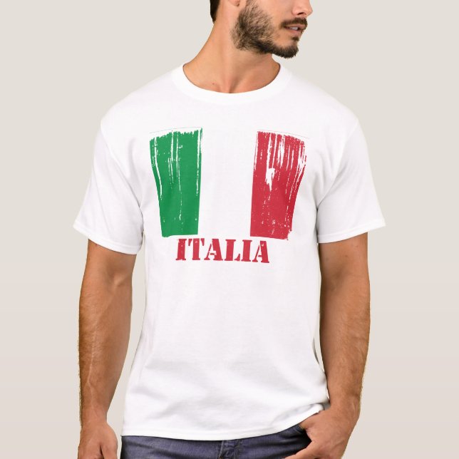 Camiseta Bandeira de Italia (Frente)