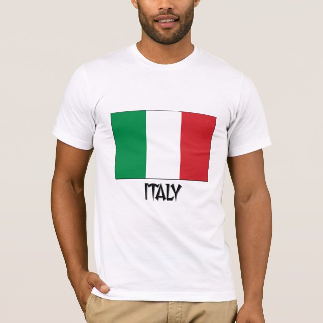 Camiseta Bandeira de Italia (Frente)