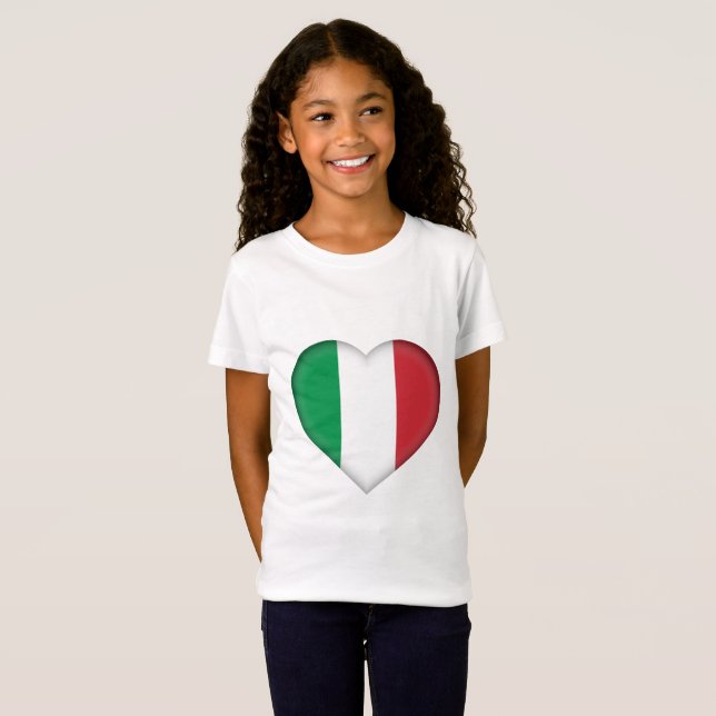 Camiseta Bandeira de Italia (Frente Completa)