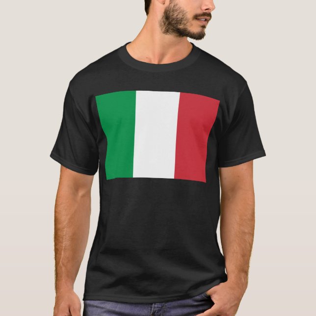 Camiseta Bandeira de Itália (Frente)