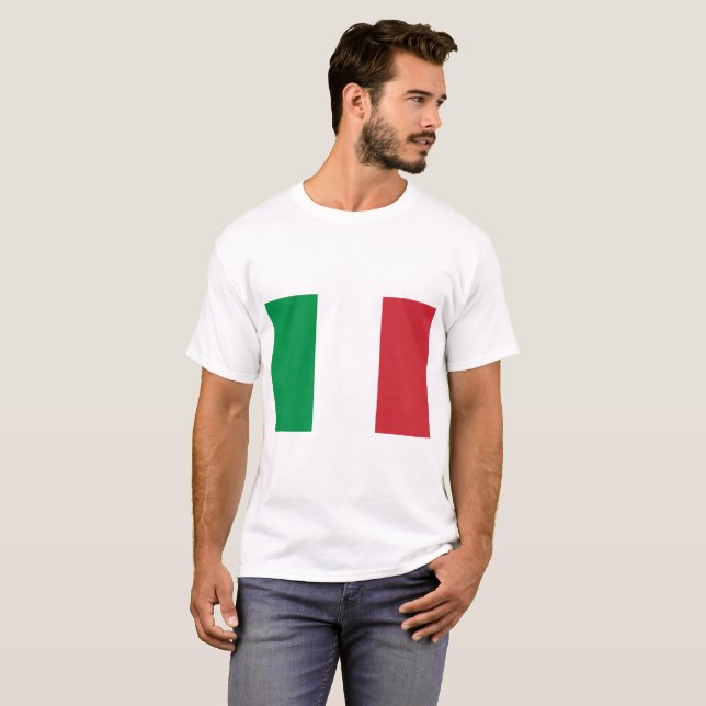 Camiseta Bandeira de Italia (Frente Completa)