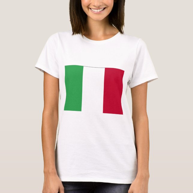 CAMISETA BANDEIRA DE ITALIA (Frente)
