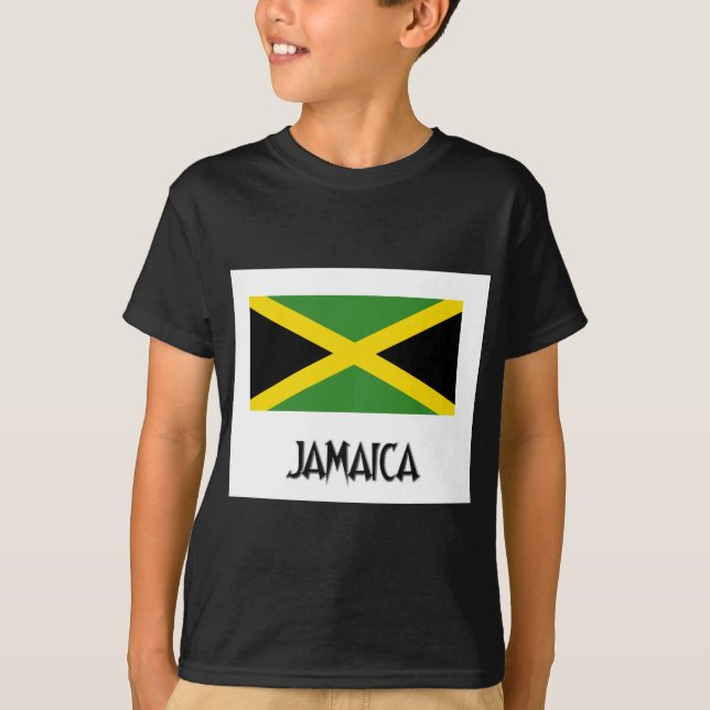Camiseta Bandeira de Jamaica (Frente)