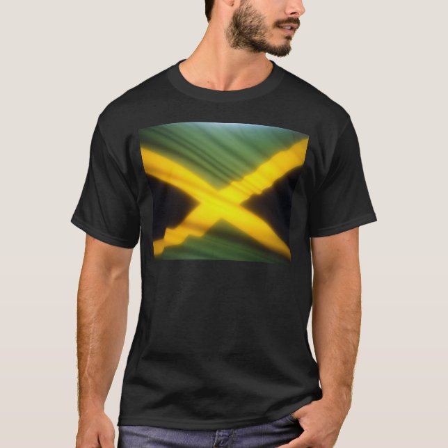 Camiseta Bandeira de Jamaica (Frente)