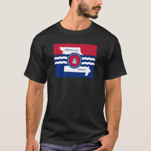 Camiseta Bandeira de Jefferson City, Missouri