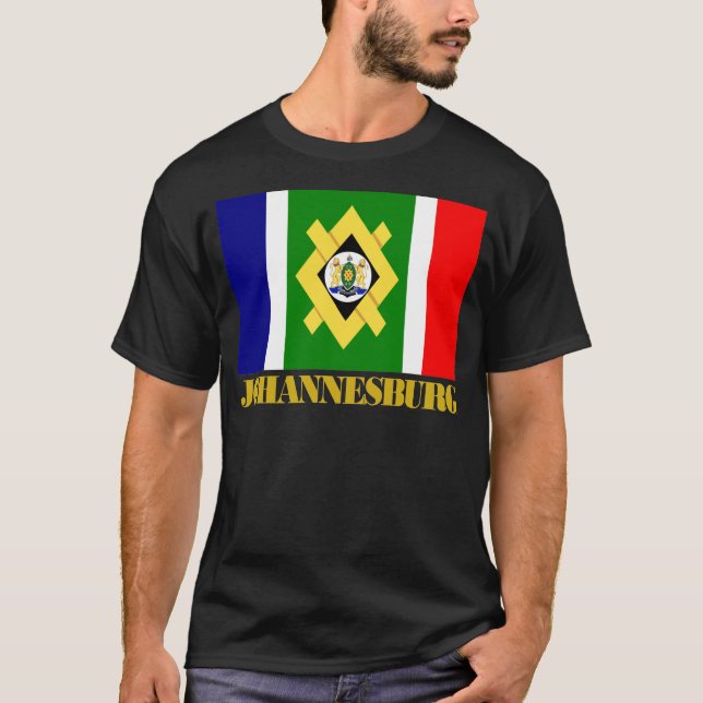 Camiseta Bandeira de Joanesburgo (Frente)