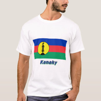 Camiseta Bandeira de Kanaky com nome