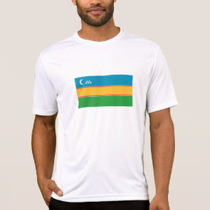 Camiseta Bandeira de Karakalpakstan