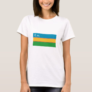 Camiseta Bandeira de Karakalpakstan