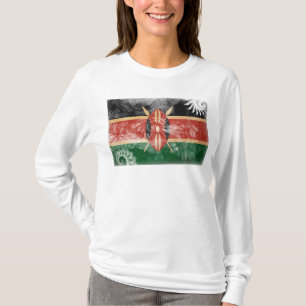 Camiseta Bandeira de Kenya