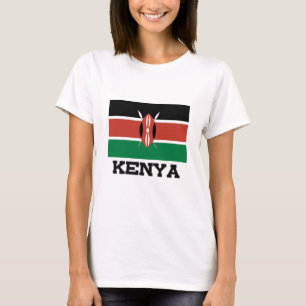 Camiseta Bandeira de Kenya