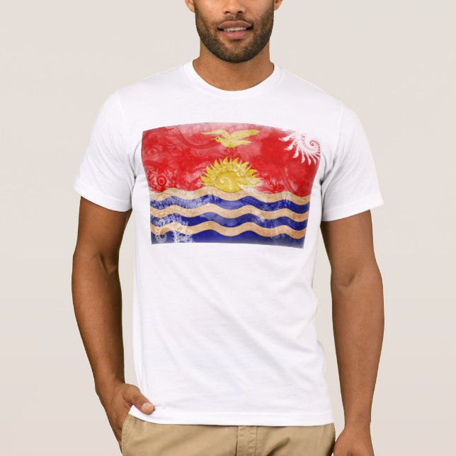 Camiseta Bandeira de Kiribati (Frente)