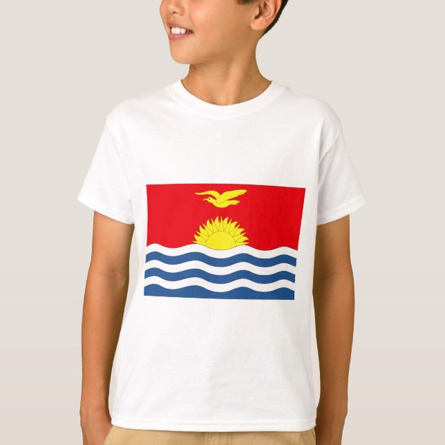 Camiseta Bandeira de Kiribati (Frente)