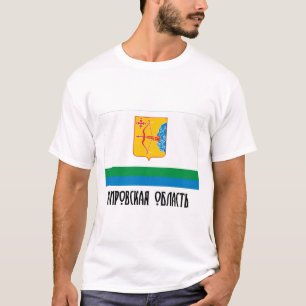 Camiseta Bandeira de Kirov Oblast
