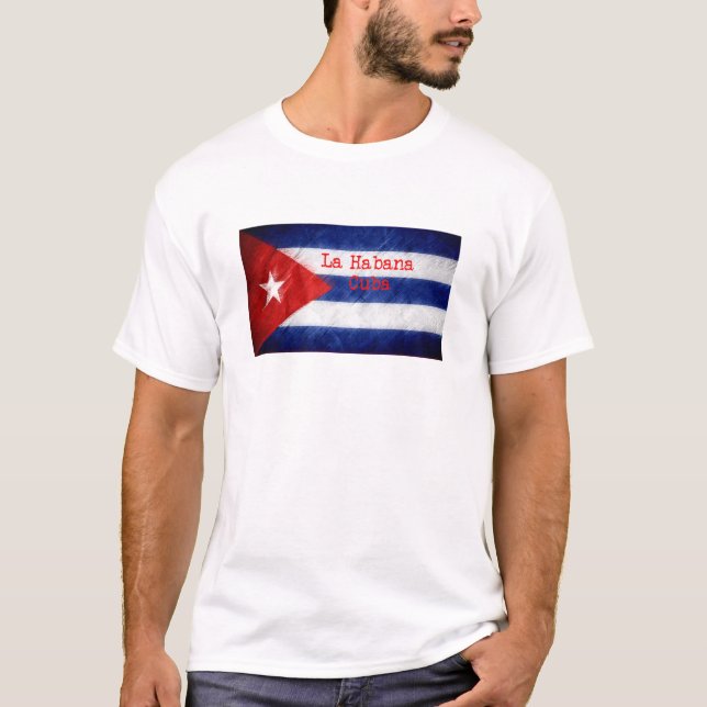 Camiseta Bandeira de La Habana Cuba (Frente)