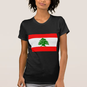 Camiseta Bandeira de Líbano