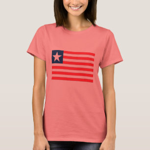 Camiseta Bandeira de Liberia