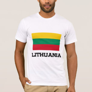 Camiseta Bandeira de Lithuania
