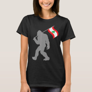 Camiseta Bandeira De Lubnan Ou Do Líbano Na Bandeira Do Líb