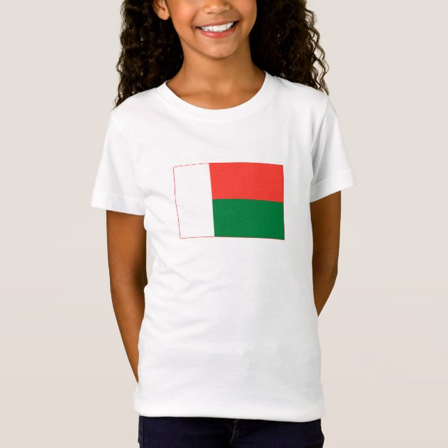 Camiseta Bandeira de Madagascar (Frente)