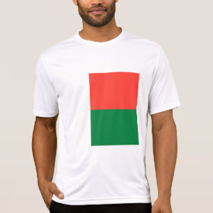 Camiseta bandeira de Madagáscar