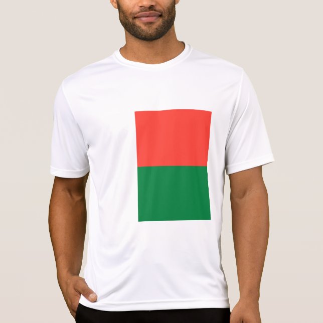 Camiseta bandeira de Madagáscar (Frente)