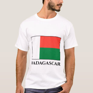 Camiseta Bandeira de Madagáscar
