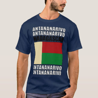 Camiseta Bandeira de Madagáscar