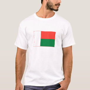 Camiseta Bandeira de Madagáscar