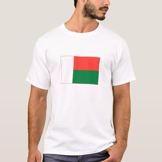 Camiseta Bandeira de Madagascar (Frente)