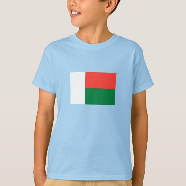 Camiseta Bandeira de Madagáscar (Frente)